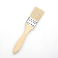 册宣 油漆刷 木柄刷子鬓丝刷棕毛刷清洁除尘扫灰涂料刷 加厚1.5寸 CXYQ00015