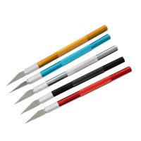 册宣 金属雕刻刀 雕刻工具 裁剪印章手工艺美工刀 颜色随机 CXDK1005