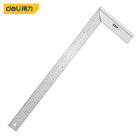 得力(deli)钢角尺双面刻度90度尺拐尺L型木工尺500mm DL4038