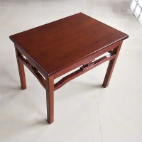 宏七家具 HQ-240# 仿古接待小茶几 450*700*450mm 胡桃色