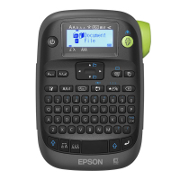 爱普生(EPSON)手持小型标签打印机 家用办公商品打价格条码便签不干胶贴纸线缆便携标签机LW-K400