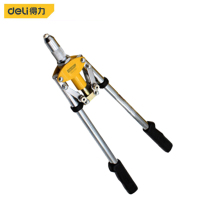 得力工具DL2320双把拉铆枪3款导嘴(黄)430mm