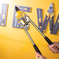 得力(deli) 双把铆钉枪 拉钉拉铆枪 省力铝合金卯钉拉丁枪钳 430mm DL2340