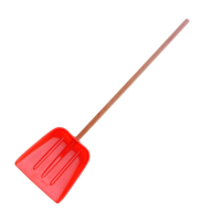 册宣 1.4米 木柄红色 平锨塑料铲塑料锹垃圾铲子