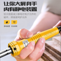得力(deli)恒温电烙铁家用电子维修可调温电洛铁焊锡锡焊焊接工具电焊笔 30W长寿命外热式电烙铁 DL8830C