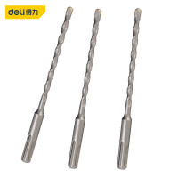 得力(deli)电锤圆柄两坑两槽钻头混凝土钻头水泥混凝土墙壁电锤钻头 DL-Y25210(1支)