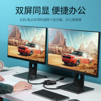 绿联(UGREEN)CM339 VGA分配器一进二出 显示器分屏器一分二1080P高清视频转换器共享同屏器 1进2出