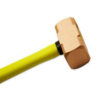 防爆紫铜八角锤 铜锤子 无火花大锤 纤维手柄紫铜锤头2.7kg/6p 单位:把