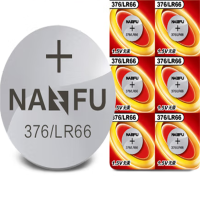 南孚(NANFU) 376/LR66 纽扣电池10粒装 适用于石英表电子手表等