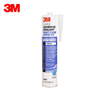 3M 4000UV 白色密封胶 玻璃陶瓷结构粘接轮船汽车游艇 防水耐腐蚀 295ml/支