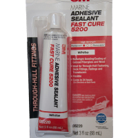 3M 5200FC防水密封胶 快干型白色聚氨酯胶 木材金属瓷砖玻璃塑料 免钉结构胶 88ml/支