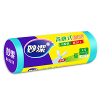 妙洁(MIAOJIE) 0366大号 50*70cm/20只/卷 背心式垃圾袋增厚手提式(单位:卷)