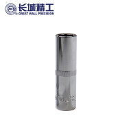 长城加长套筒六角长套筒头中飞10mm棘轮扳手套头工具套管8-32 18mm(524018)