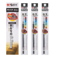 晨光(M&G)MG6128 0.7mm 20支/盒 优质办公中性笔芯 子弹头签字笔替芯 黑色 单位:盒