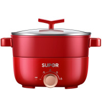 苏泊尔(SUPOR)H2222FK621 3L多用途锅电火锅多功能家用电煮锅电炒锅电热锅(配蒸笼) 单位:个