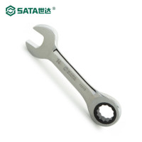 世达/SATA 43305全抛光两用短快扳14MM