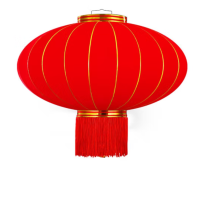 册宣 灯笼 无内灯无字铁口绒布 (全国)