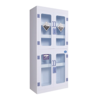 仓迪 CD-TB/N83462药品柜通风PP试剂柜定制医用强碱双锁加仑PP酸碱柜实验室样品柜