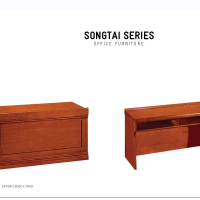 颂泰 HK/Y-2414 会议桌条桌培训桌油漆实木条形桌双人长桌 胡桃色/红檀色