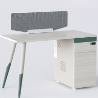 国景P-GN-DA14单边单人位办公桌职员桌屏风卡座财务桌//