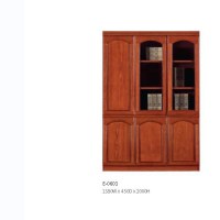 颂泰 HK/E-0603 文件柜资料档案柜办公室书柜子带门储物柜 胡桃色/红檀色 //