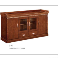 颂泰 HK/G-06 中式餐边柜茶水柜多功能储物柜厨房矮柜 胡桃色/红檀色 //