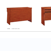 颂泰 HK/D-0912 会议桌条桌培训桌油漆实木条形桌双人长桌 胡桃色/红檀色//