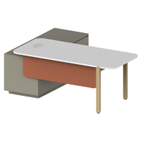 国景G-F-B18主管桌老板桌办公桌经理桌大班台总裁办公桌单人桌//