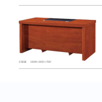 颂泰 HK/C-0216 职员办公桌主管桌电脑桌贴实木木皮油漆 胡桃色/红檀色 //