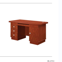 颂泰 HK/C-0414 职员办公桌主管桌电脑桌贴实木木皮油漆 胡桃色/红檀色 //