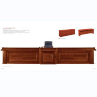 颂泰 HK/Y-03 讲台桌台演讲台发言台审判桌培训台条形桌会议桌 胡桃色/红檀色 //