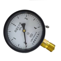 y100径向304材质全不锈钢压力表