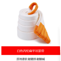 册宣 白色丙纶扁平吊装带 5T*6M //