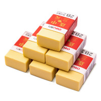 得力71065考试橡皮(黄) 2B 45块/盒