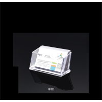 册宣 亚克力透明 桌面办公名片展示盒 单格亚克力立式