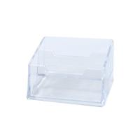 册宣 双格亚克力透明名片座 常用款