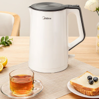 美的 (Midea) 电水壶 家用电热水壶 TM1502b 1.5L 白色