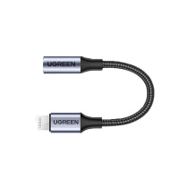 绿联US211 Lightning公转3.5mm母音频转接线30756