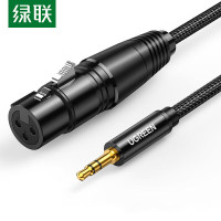 绿联AV182 3.5转卡侬母话筒线20244