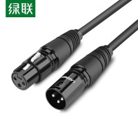 绿联AV130 卡侬公对母延长线 20712