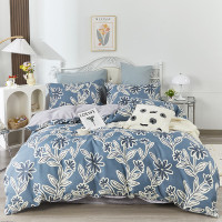 洁丽雅 臻品时尚四件套 CP1025 200*230cm 花舞蓝城