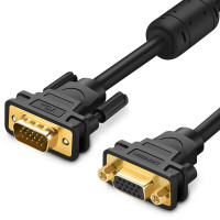 绿联 VG103 VGA公对母延长线母头螺母款 30744