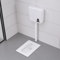 册宣 CXWY-055陶瓷蹲便器(含配件-水箱,三角阀,软管)