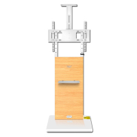 册宣 电视落地移动支架 T60北美胡桃32-70寸