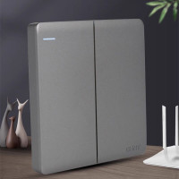 正泰开关 NEW2-U00406(暗装2U系列)二开双控 灰色