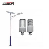 松润 太阳能路灯户外工程照明LED大功率道路照明灯新农村路灯广场别墅公园路灯50W5米 SOR-B101