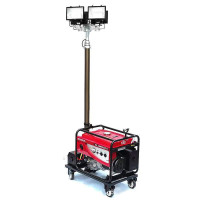 松润 强光维修灯便携升降式工作为移动投光灯多功能工业照明升降照明灯 发动机5000W SOR-B723[油箱25L]