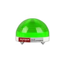 DLTXCN小型频闪警示灯 频闪灯 信号灯 声光报警器 常亮/闪亮DL-96闪亮无声绿色DC24V
