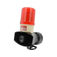 DLTXCN 无线报警器声光报警器 户外120分贝警报灯2 DL-60接线款