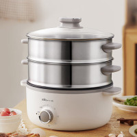 小熊 DZG-C60T7多功能电蒸锅可预约定时不锈钢蒸盘6L